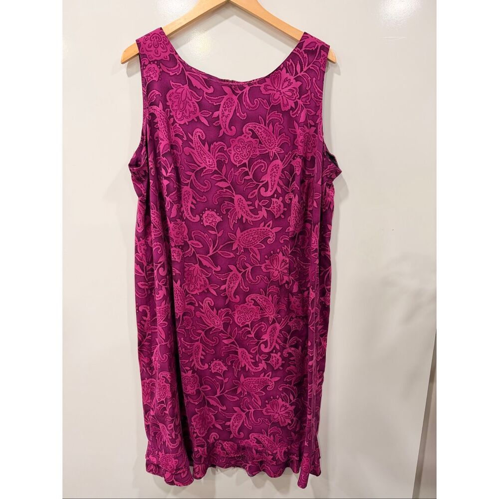 R&K Originals Vintage 20W Paisley Shift Dress